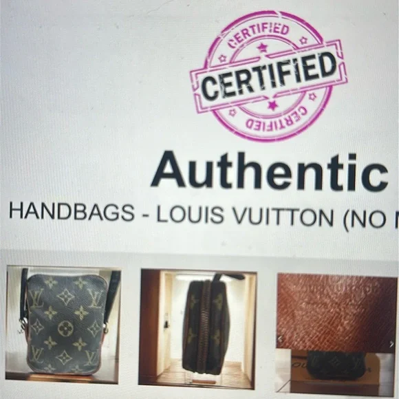 AUTH Louis Vuitton Mini DANUBE Monogram + COA Crossbody Shoulder Bag RARE SIZE! - Picture 14 of 17